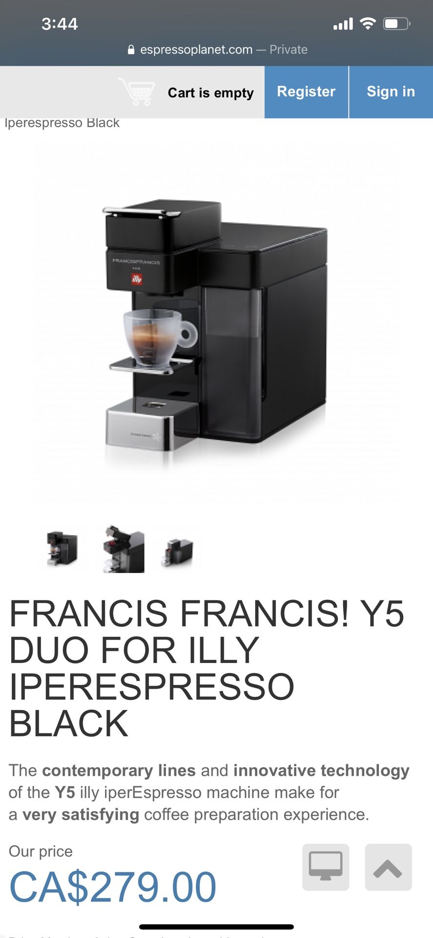 Francis Y5 Espresso Machine