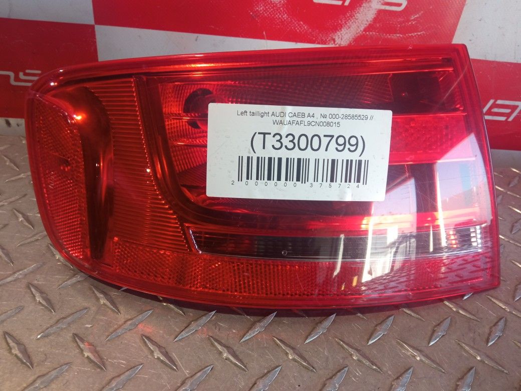 Left Taillight For 2012 Audi A4 Stock 85529