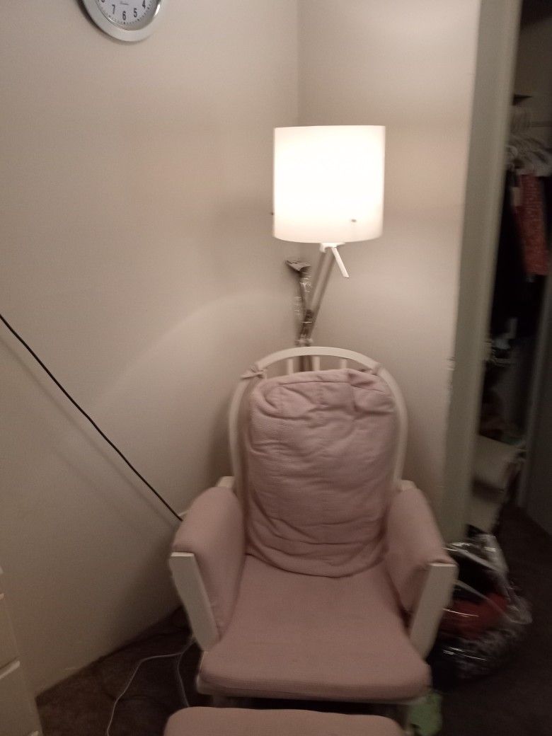 Rocker With Footstool