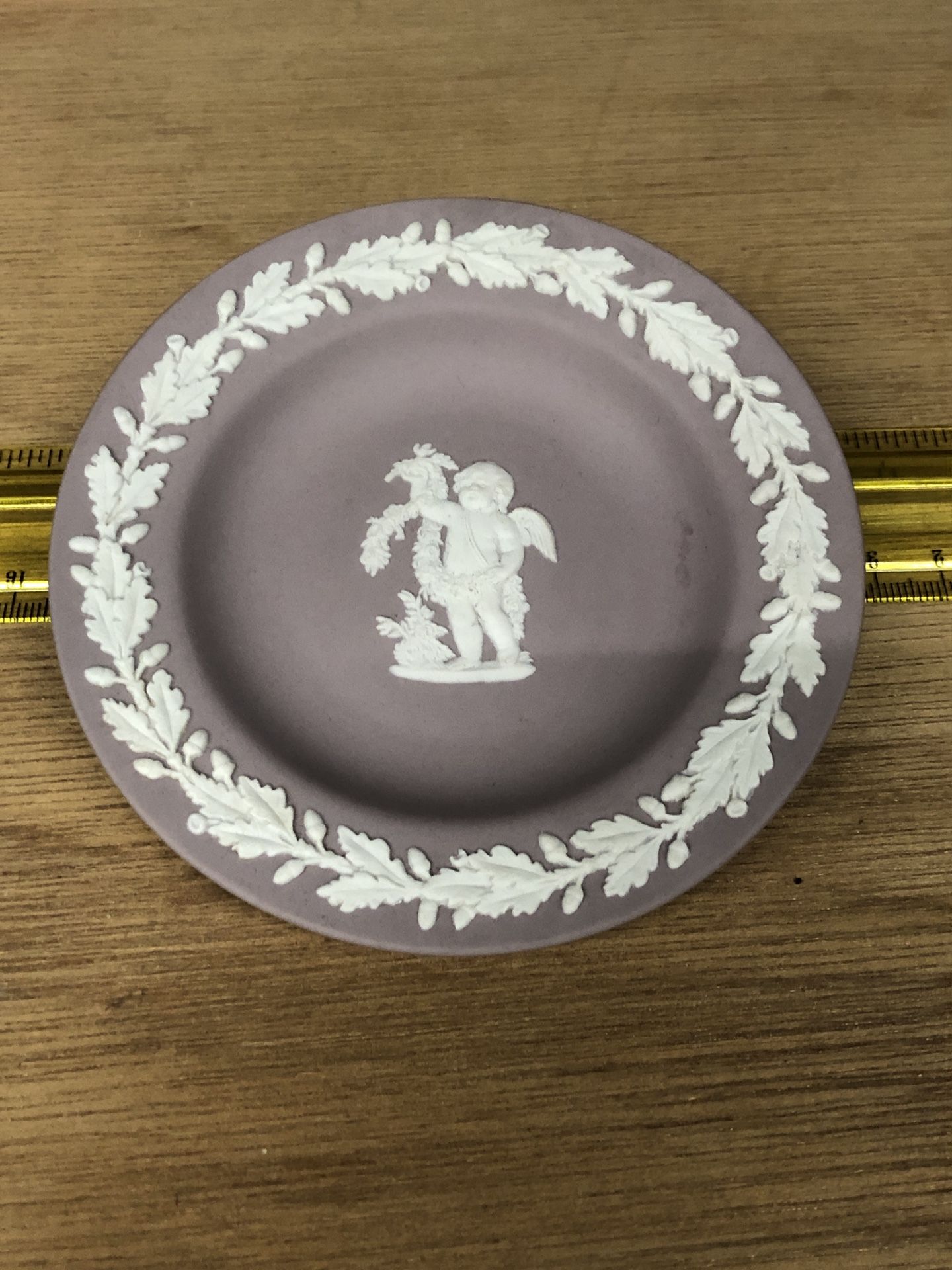 Rare Original Made In England Rare Color Collectible WEDGEWOOD JASPER-WARE Plate