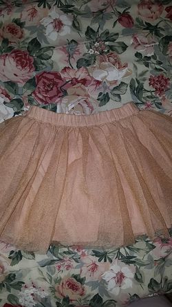Girls Tutu Peach with shimmer - size 5T Thumbnail