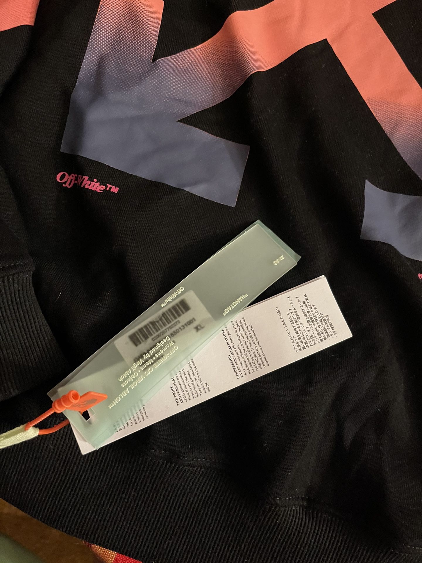 Off-White Hoodie Black/Gradient 2020