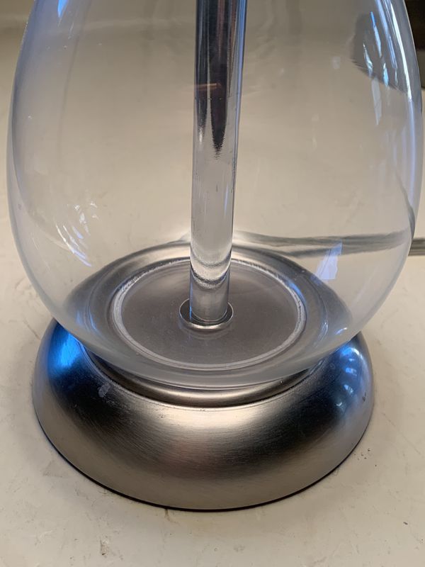 Glass Shaded Table Lamp