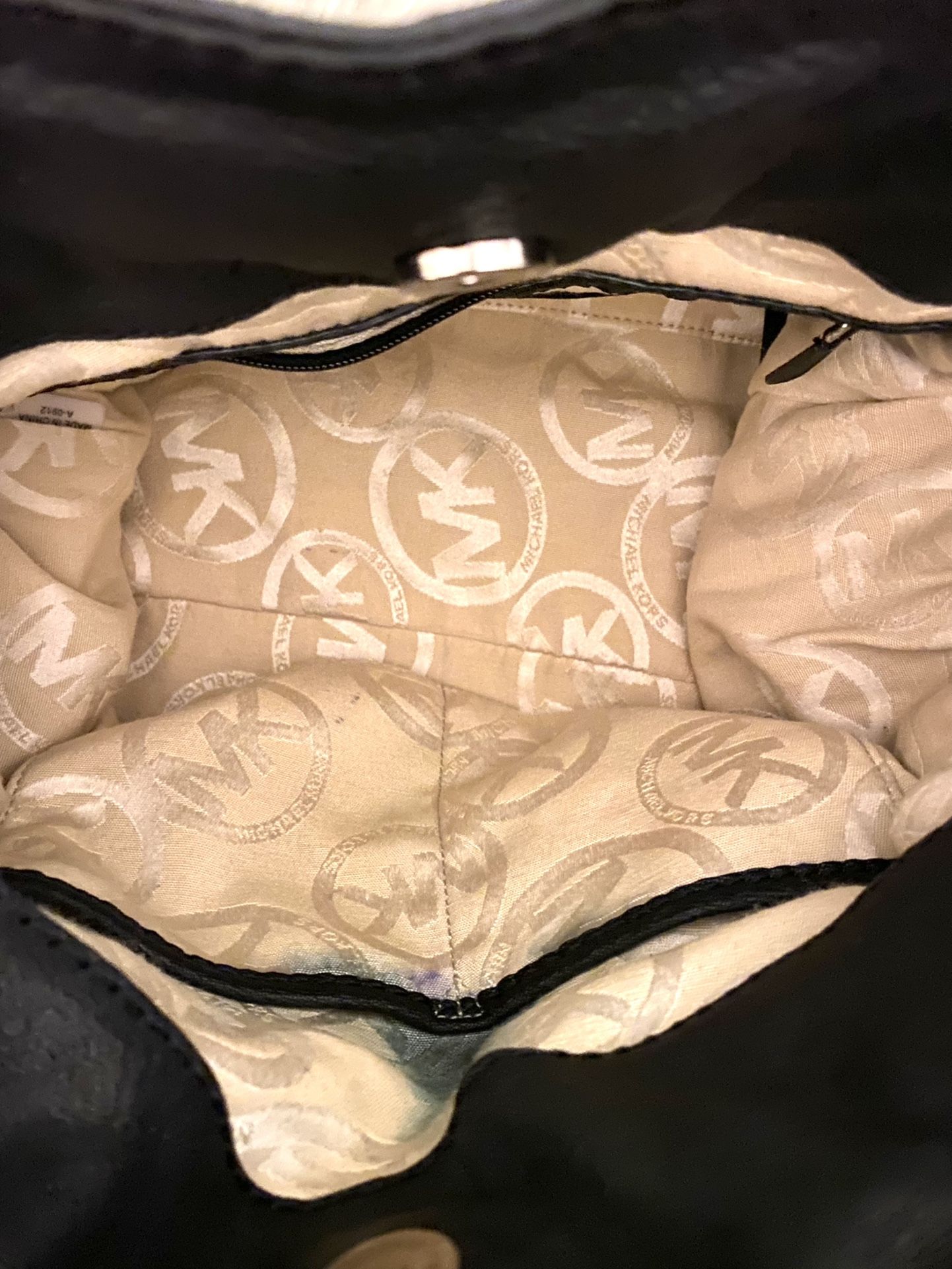 Black Soft Leather Michael Kors Bag