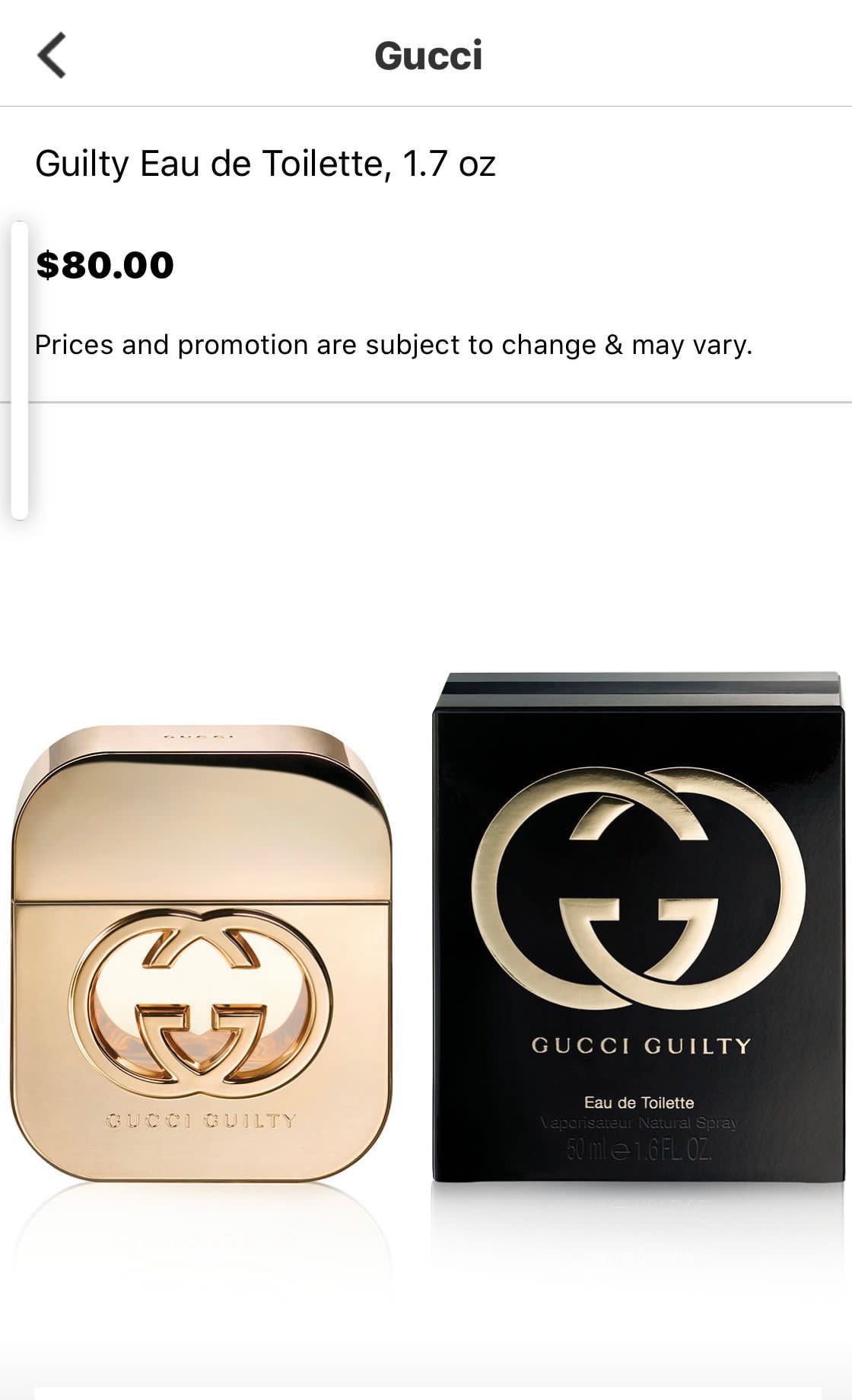 Gucci Guilty Reg/Gold and Black/Red Authentic