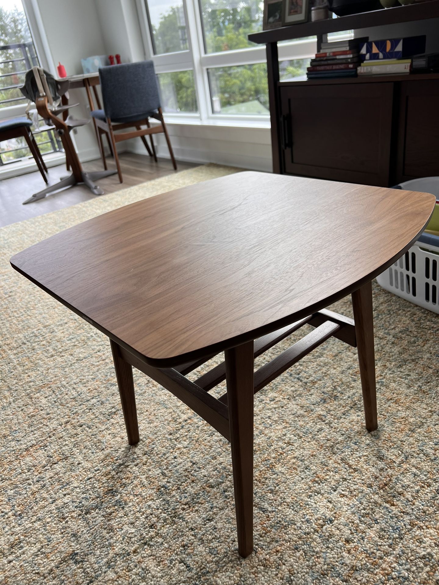 Mid Century Modern Walnut Side Table