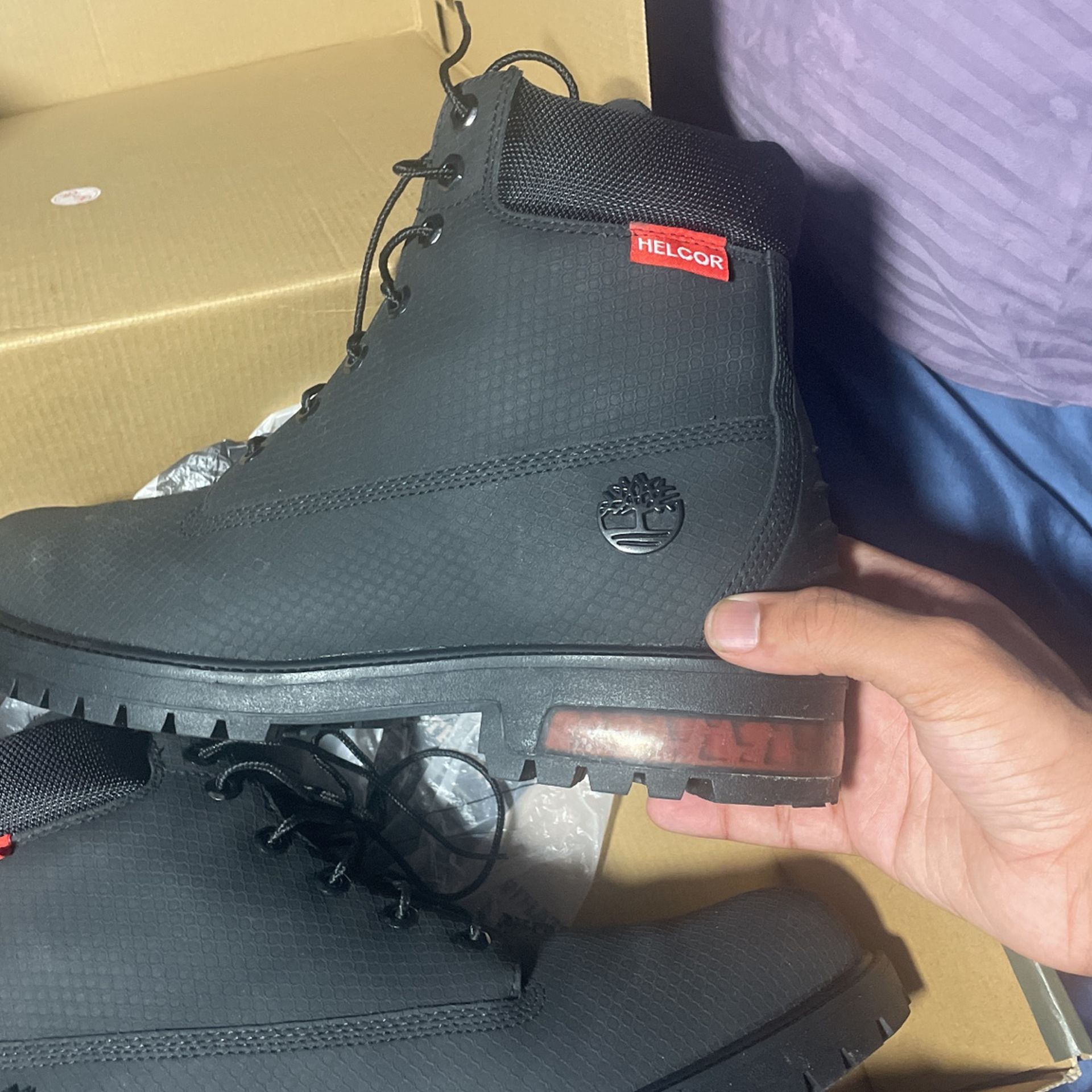 6 inch waterproof timberland boot black