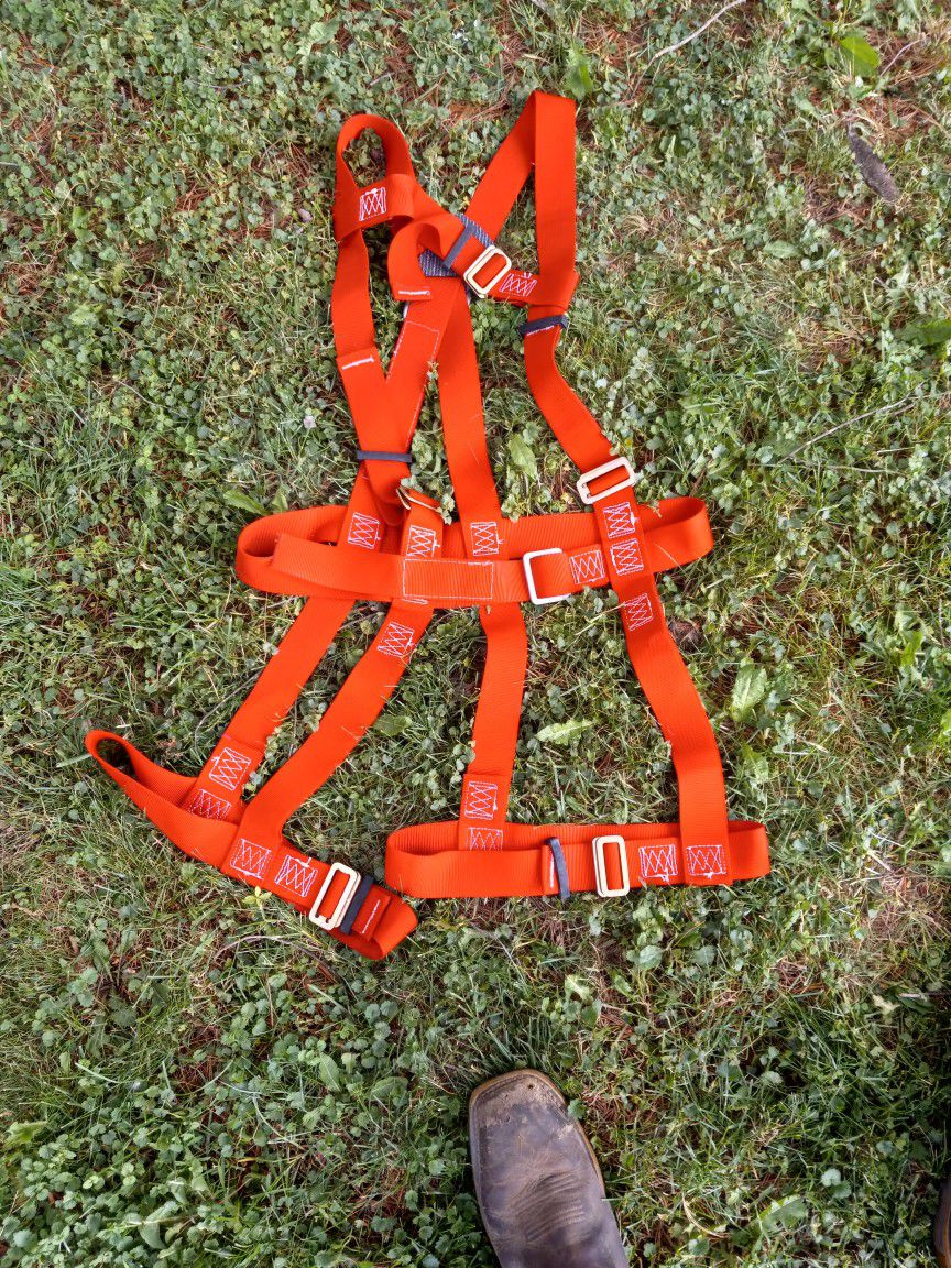 Safety Harness And Climbing Gear
