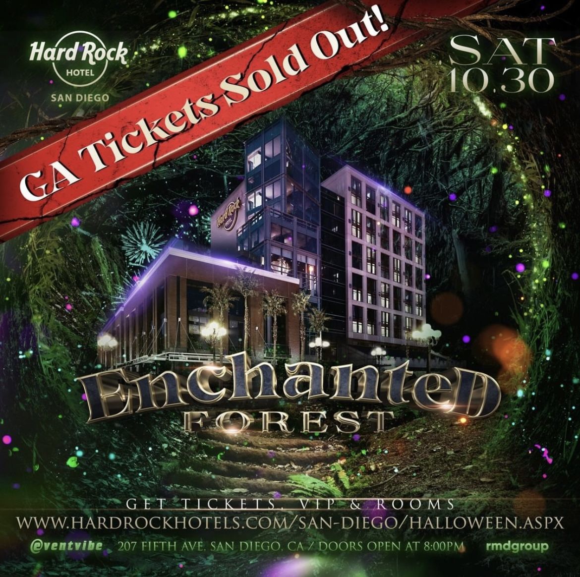 Hard rock Hotel Halloween Party Tickets