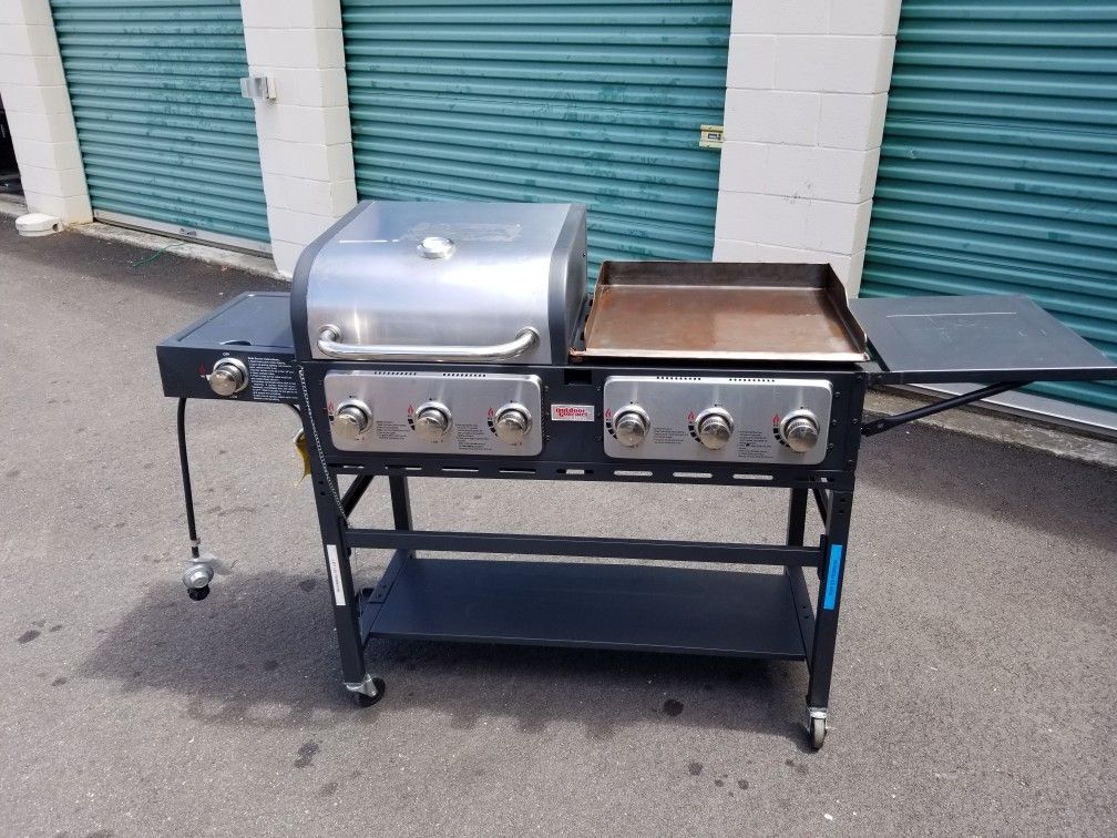 Outdoor Gourmet Triton 7Burner Propane Grill and Griddle Combo for