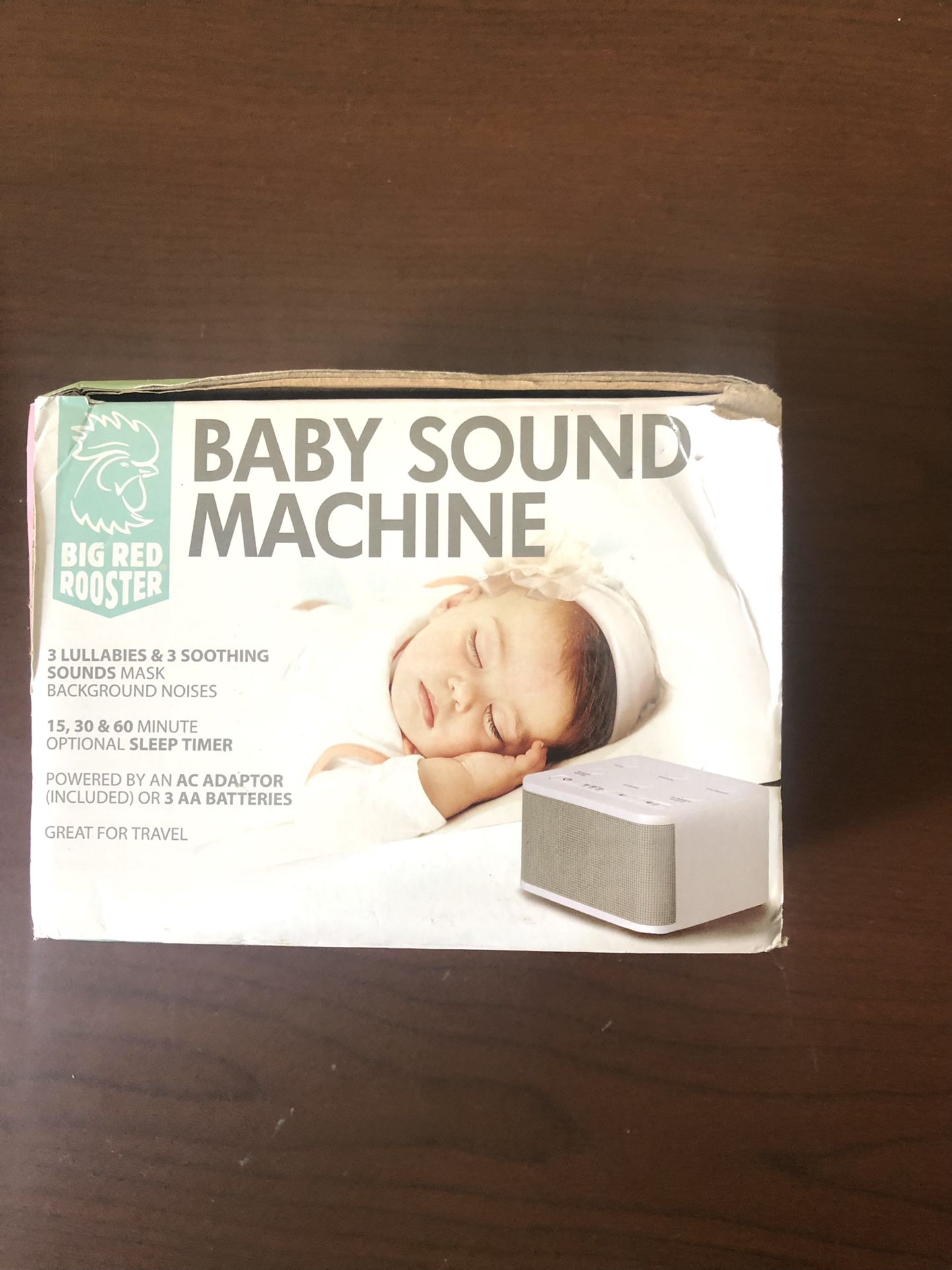 Portable baby sleeping sound machine