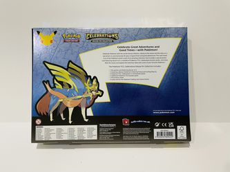 Pokemon TCG Celebrations Deluxe Pin Collection Box Zacian Sealed Thumbnail