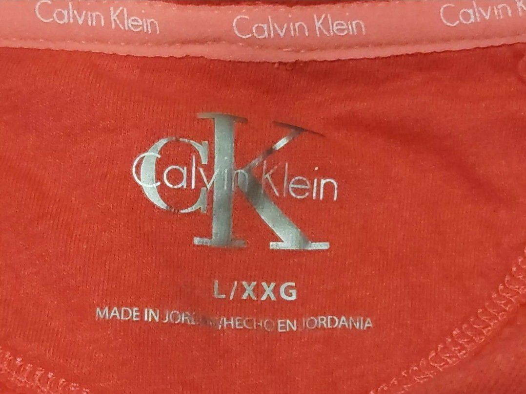 Calvin Klein Pink Large Pocket Hoodie Large