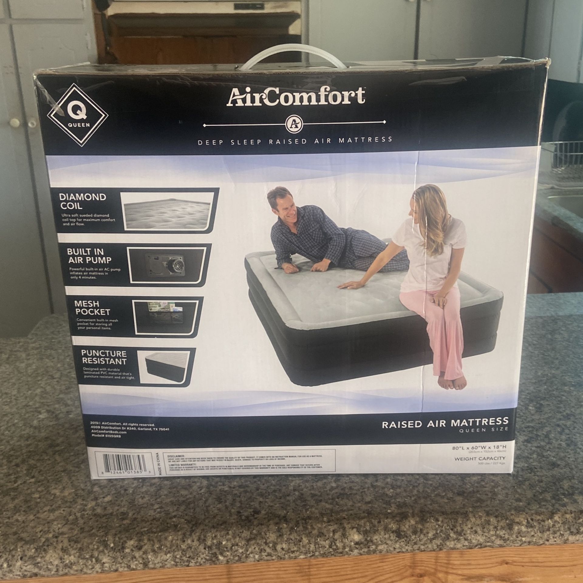 Air comfort Air mattress new Queen size