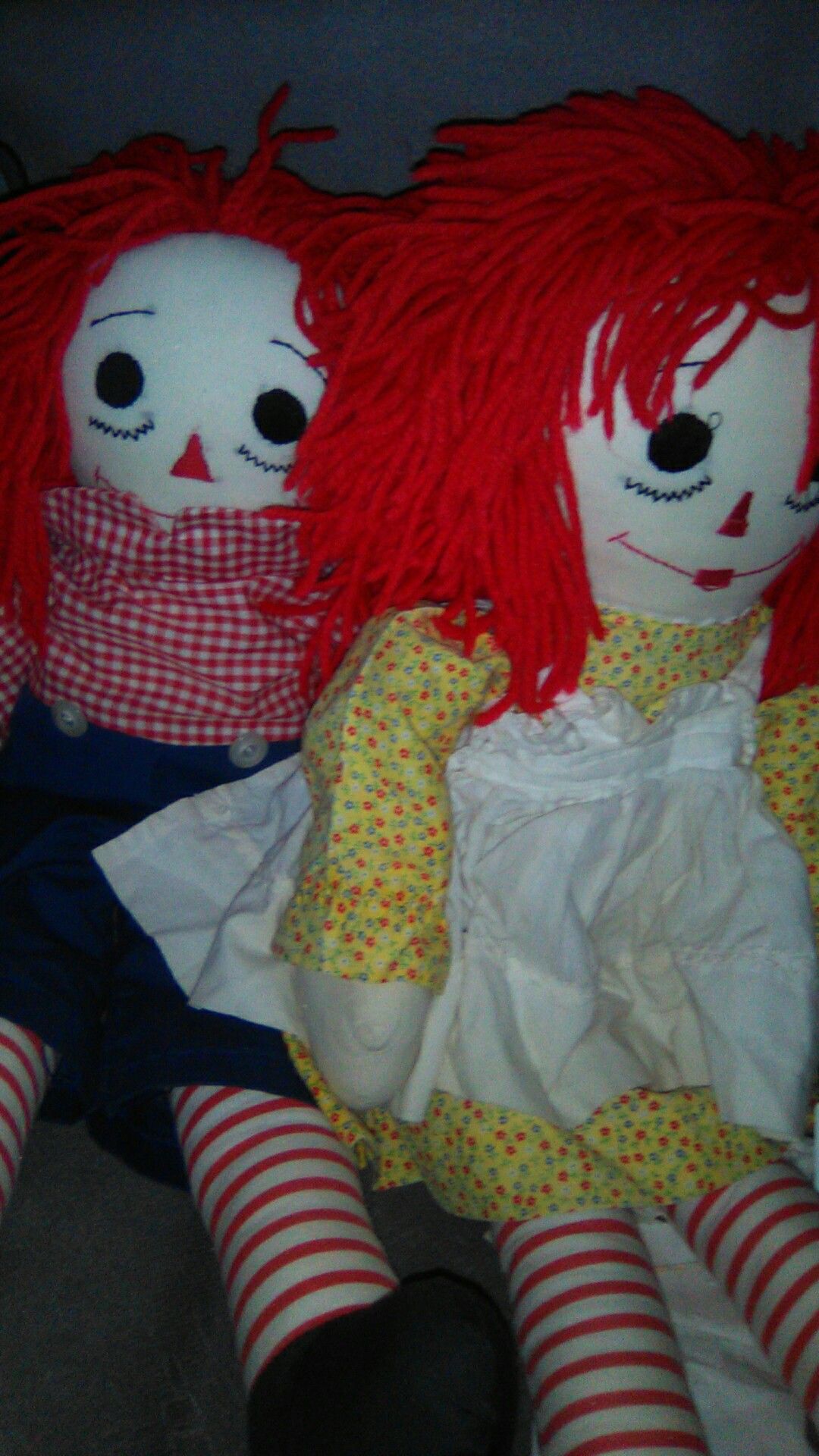 Raggedy Ann and raggedy andy