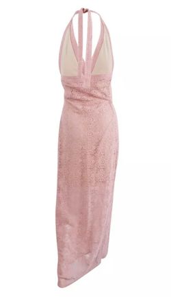 GUESS Rose Tan Pink Maxi Dress Thumbnail