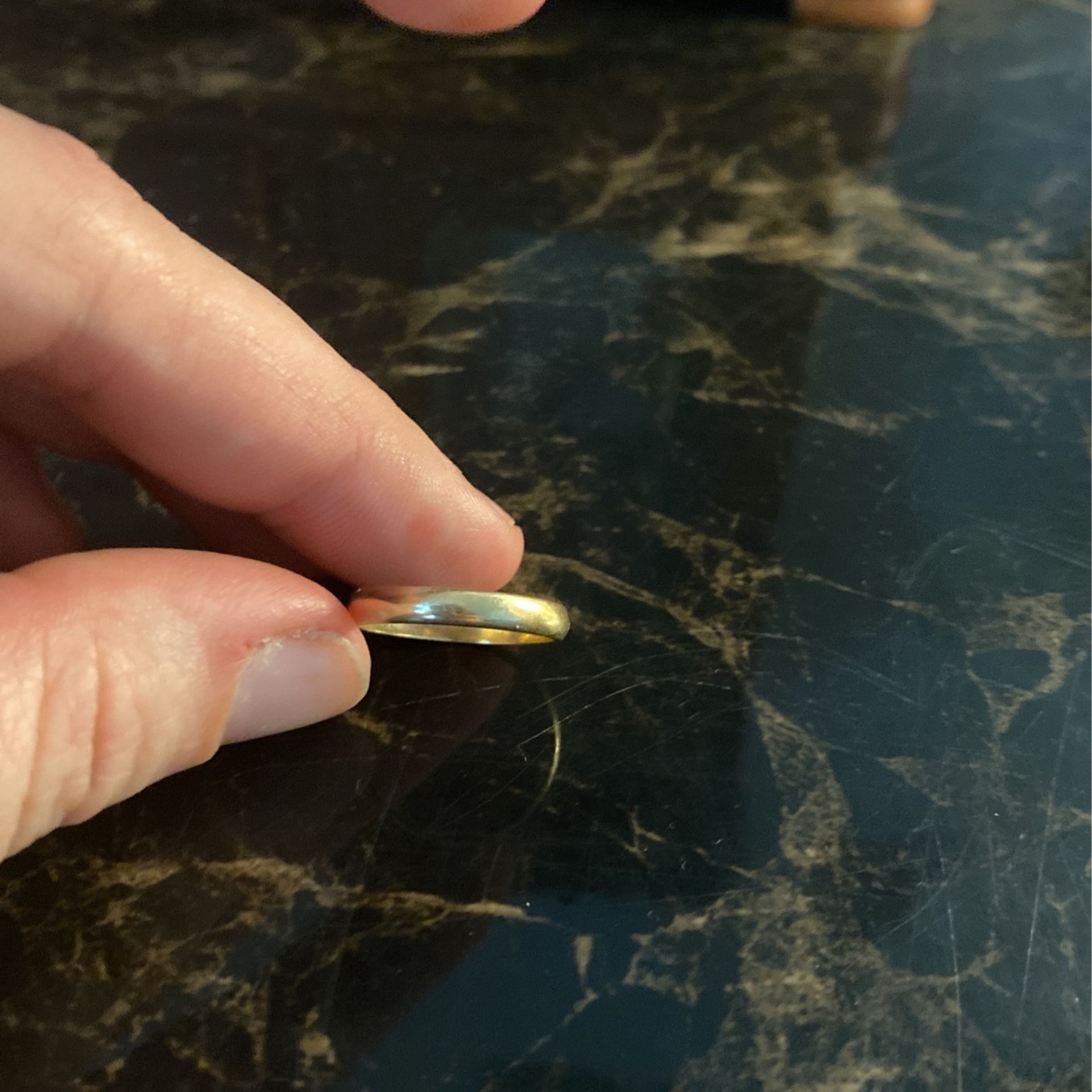 14k Simple Beautiful Gold Wedding Set