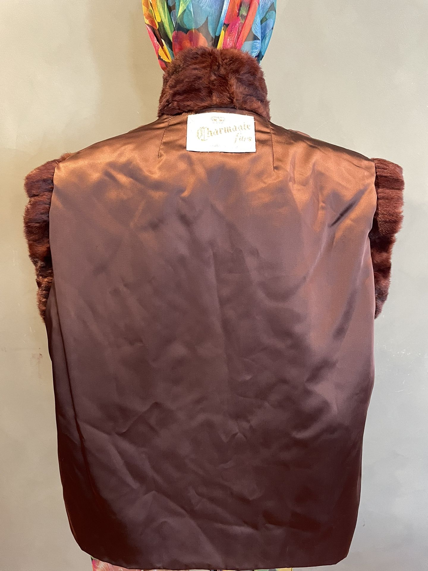 Real Fur Vest Size M/L