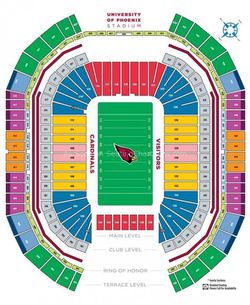 31 New England Patriots Arizona Cardinals Lower Level Tickets  Thumbnail