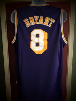 Los Angeles Lakers #8 Kobe Bryant Purple Rookie NBA Jersey Thumbnail