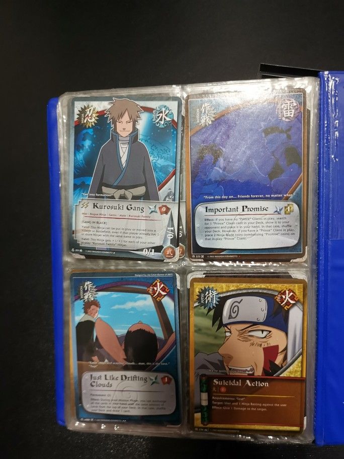 68 Assorted Naruto Trading Cards