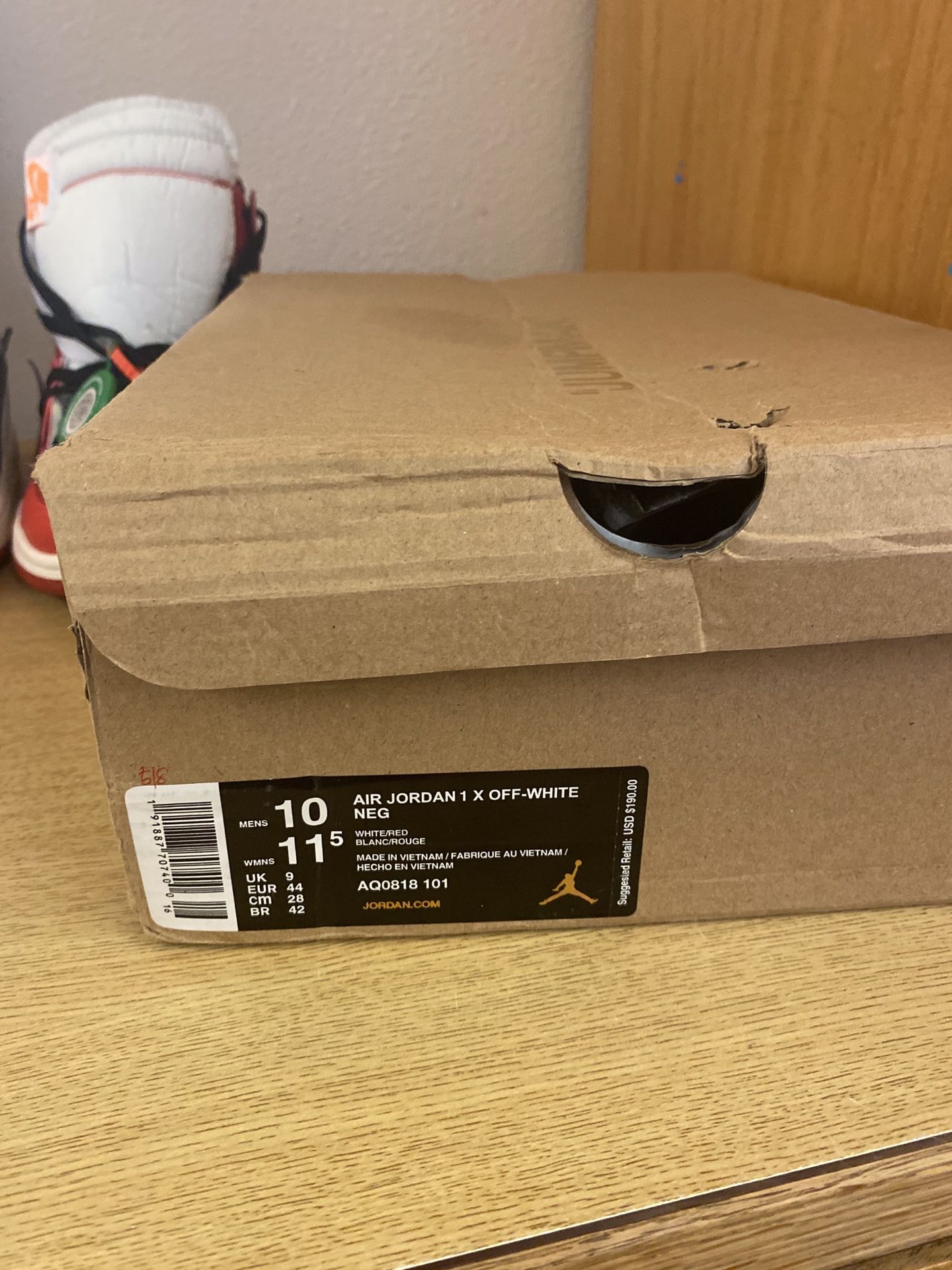 Jordan 1 Retro High Off-White Chicago