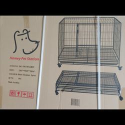 💪Heavy Duty 💪 Brand New In The Box ⚡ Stackable Dog Kennels With Removable Tray ‼️🐕‍🦺🦮🐺‼️🐕‍🦺🦮🐺‼️🐕‍🦺🦮🐺🐶🐕 Thumbnail