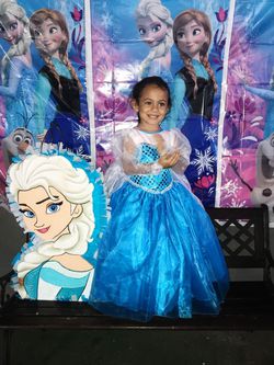 Princess dress 🎉 Birthday 🎁 Daddy Daughter Dance 👸Dress-up Costume 👸🏼👸🏻👸🏽Disney Elsa, Belle, Ariel, Aurora, Snow White, Cinderella, Rapunzel, Sofia, Thumbnail
