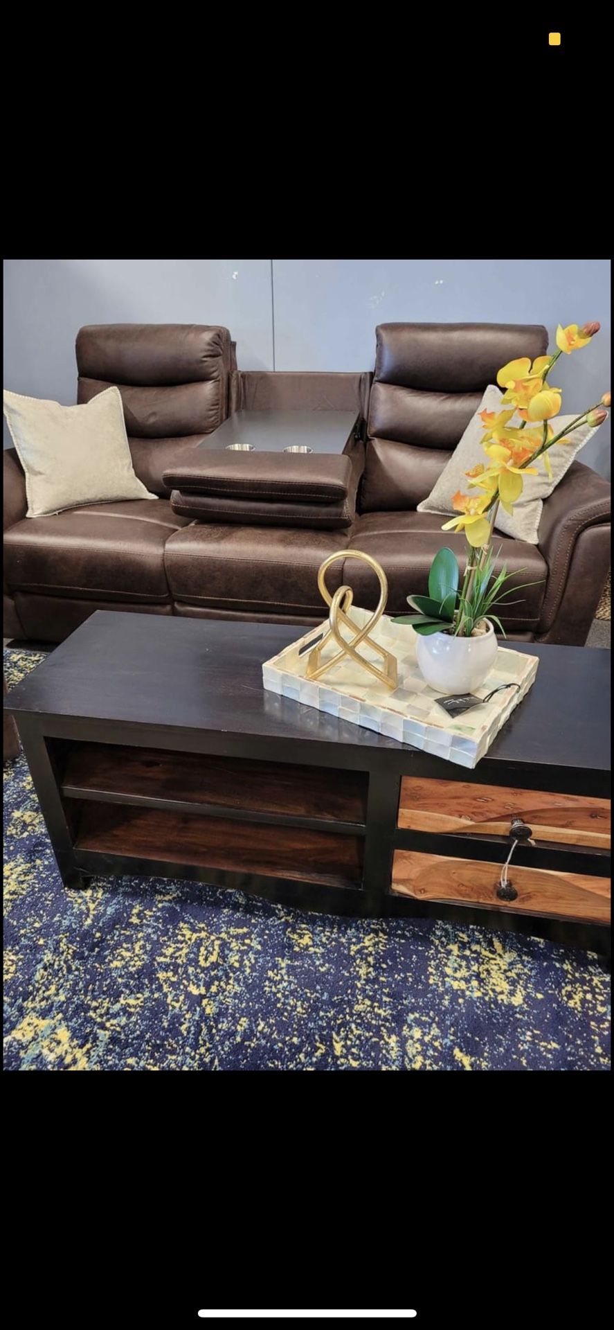 In stock now!! Brand new color - sofa/loveseat/recliner- buy as set or only the pieces you need -