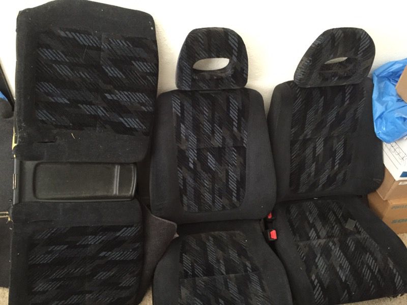 Integra Gsr Seats Cloth Confetti Full Set For Sale In San Diego Ca Offerup