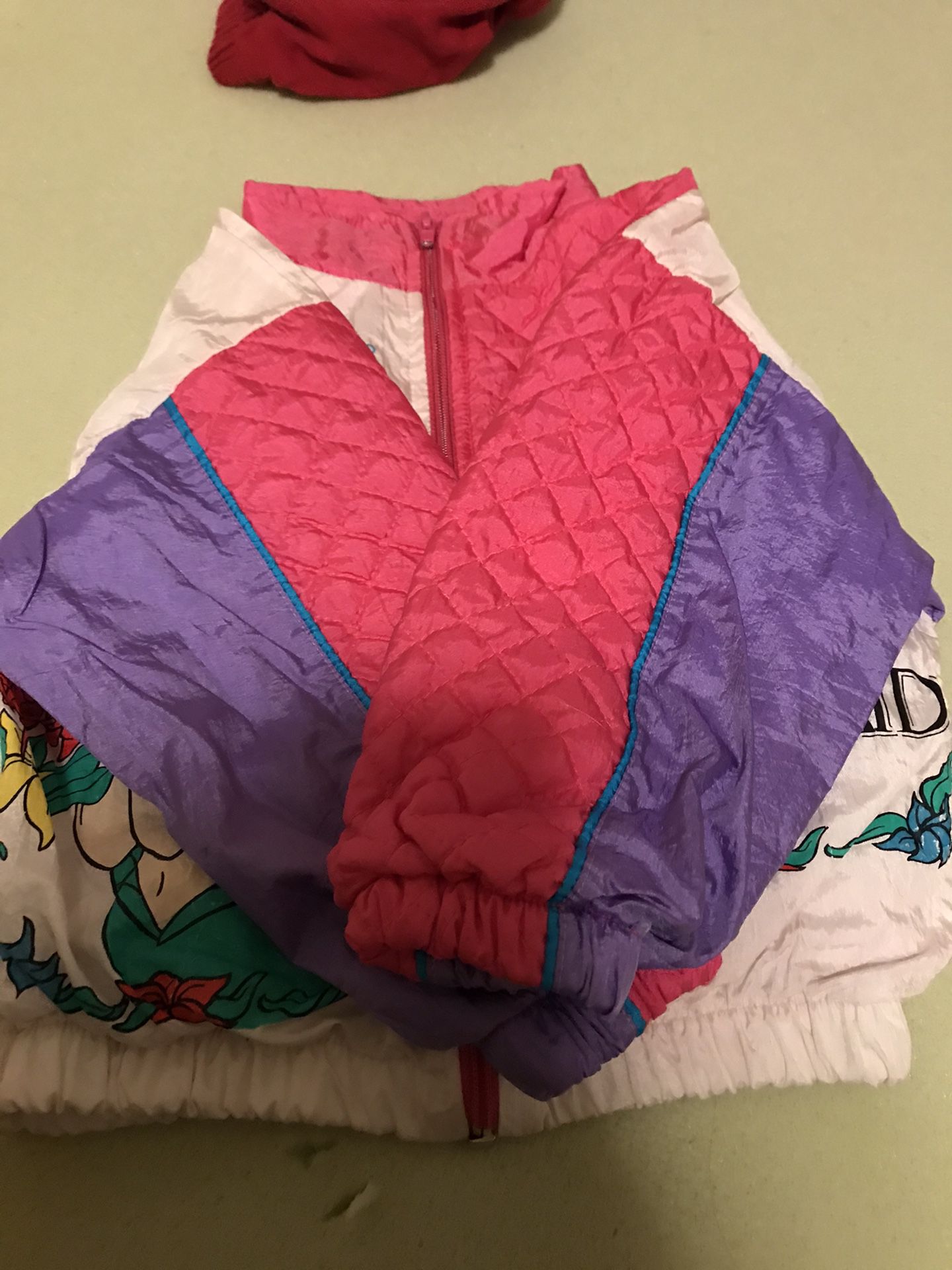 Vintage little mermaid Windbreaker Jacket 3T 