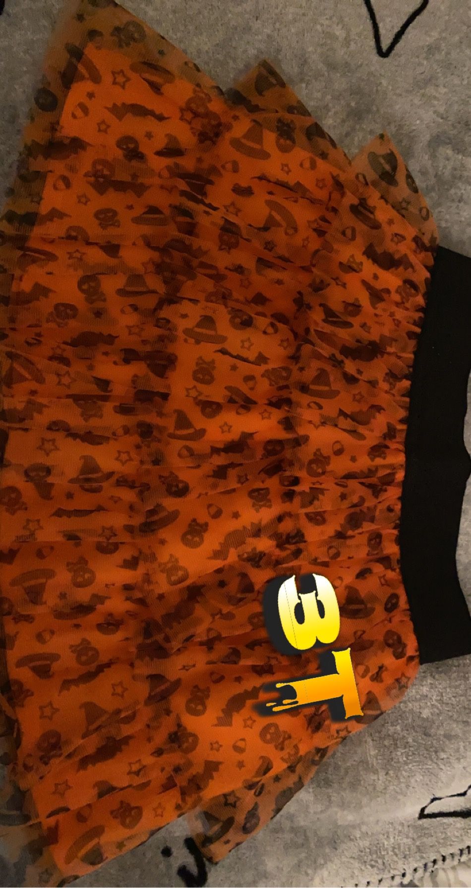 Size 3t Halloween skirt