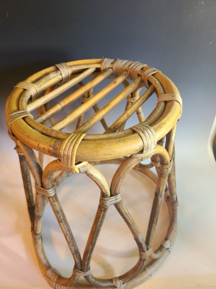 Bamboo BOHEMIAN Cane RATTAN (Mid Century)