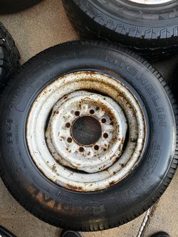 16” Steel Wheels & Tires (8x6.5) Thumbnail