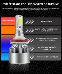 Bright Clear White LED bulbs For Different Type Of Vehicles. Built In Fans On Each Light Bulb. Thumbnail