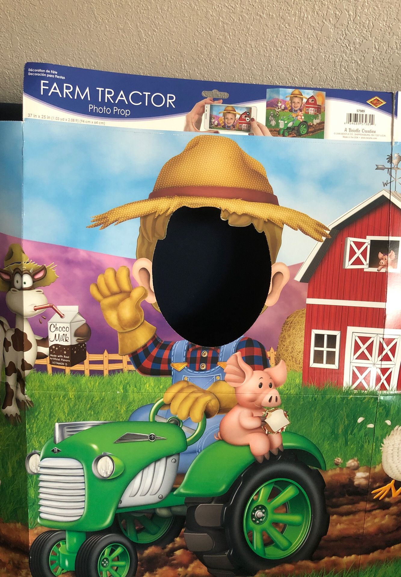 Farm Tractor Photo Prop - New