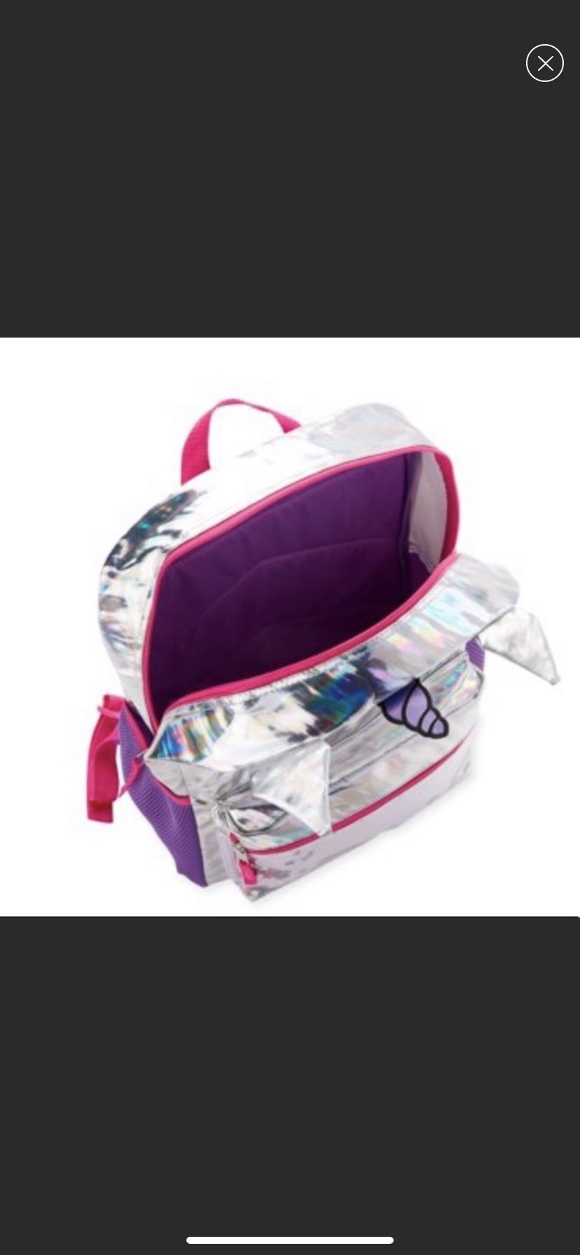 Girls Unicorn Sparkle Backpack