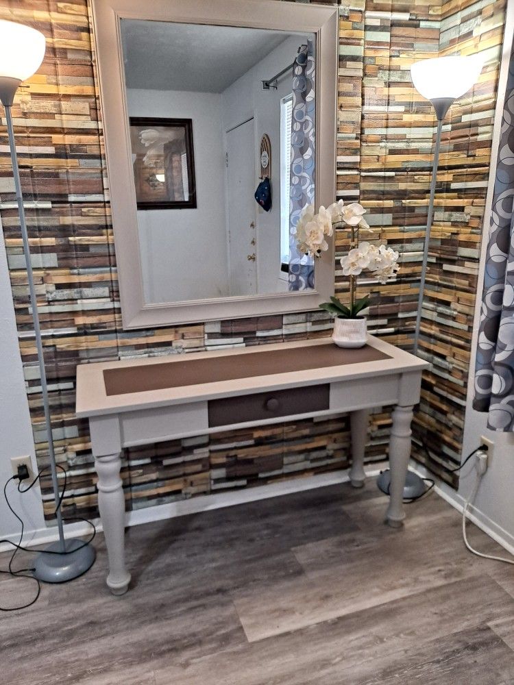 Console Table With Mirror