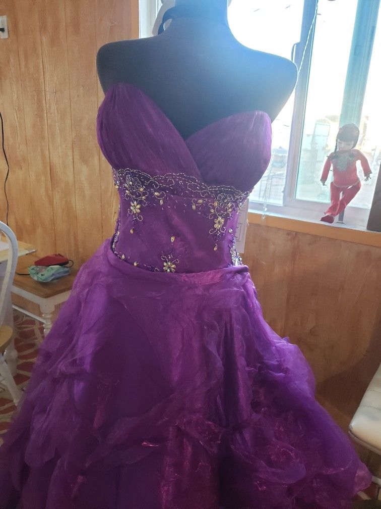 Vestido De Quinceañera Size 3XL de 2 Piezas