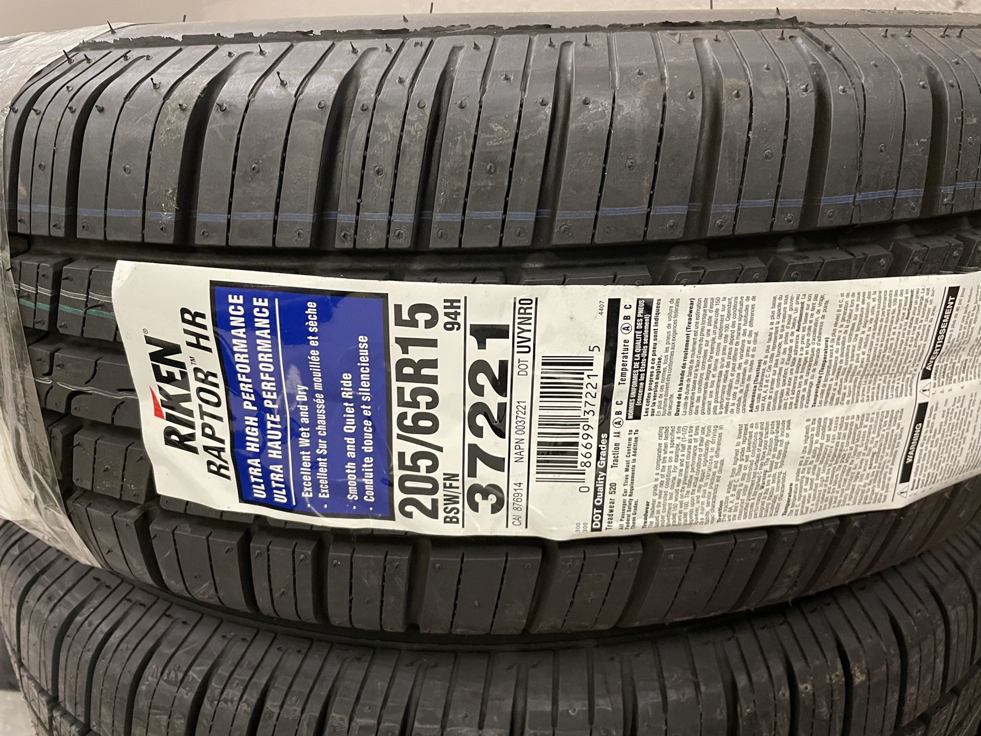 205 65 15 Riken Tires