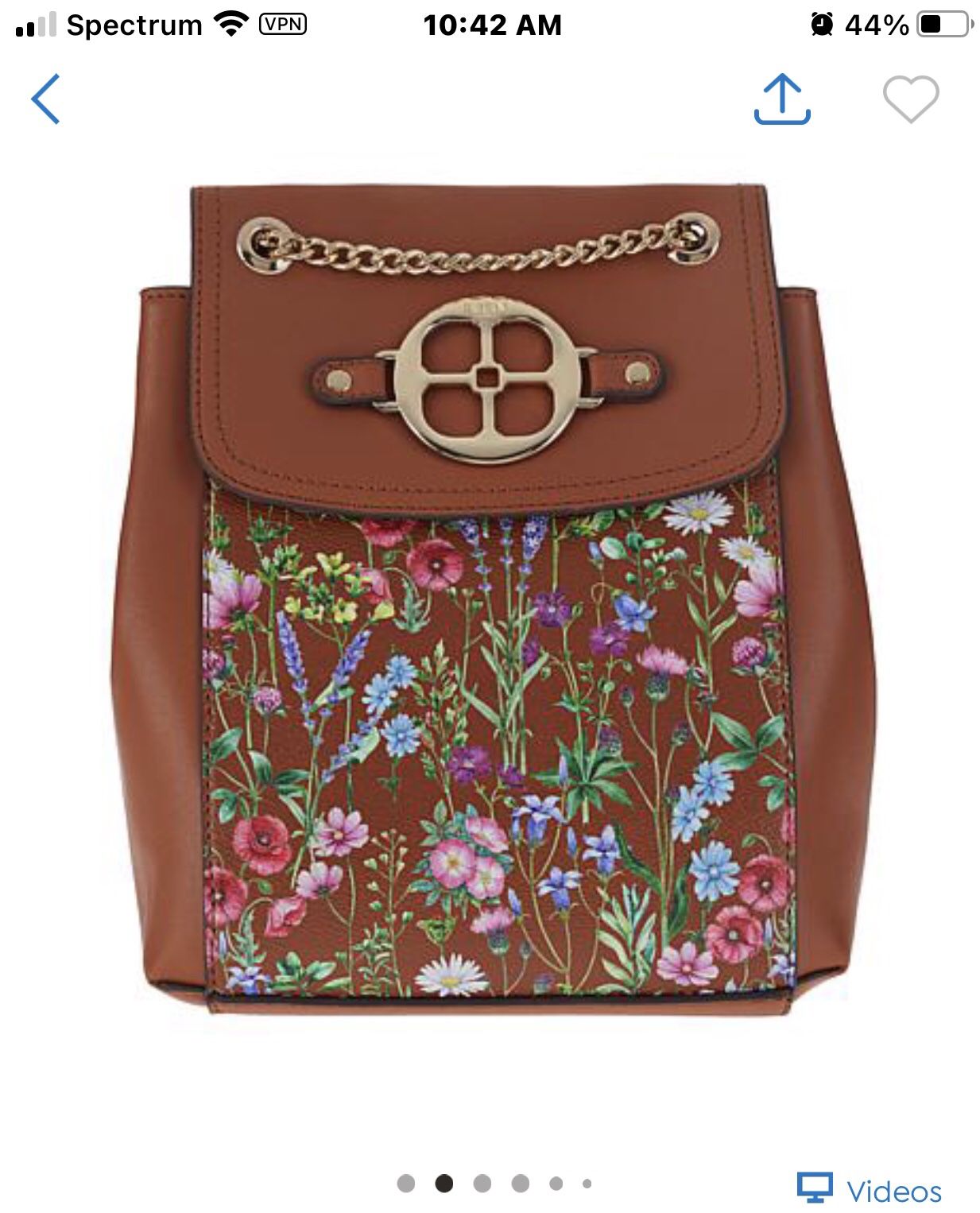 BRAND NEW IMAN Convertible backpack purse