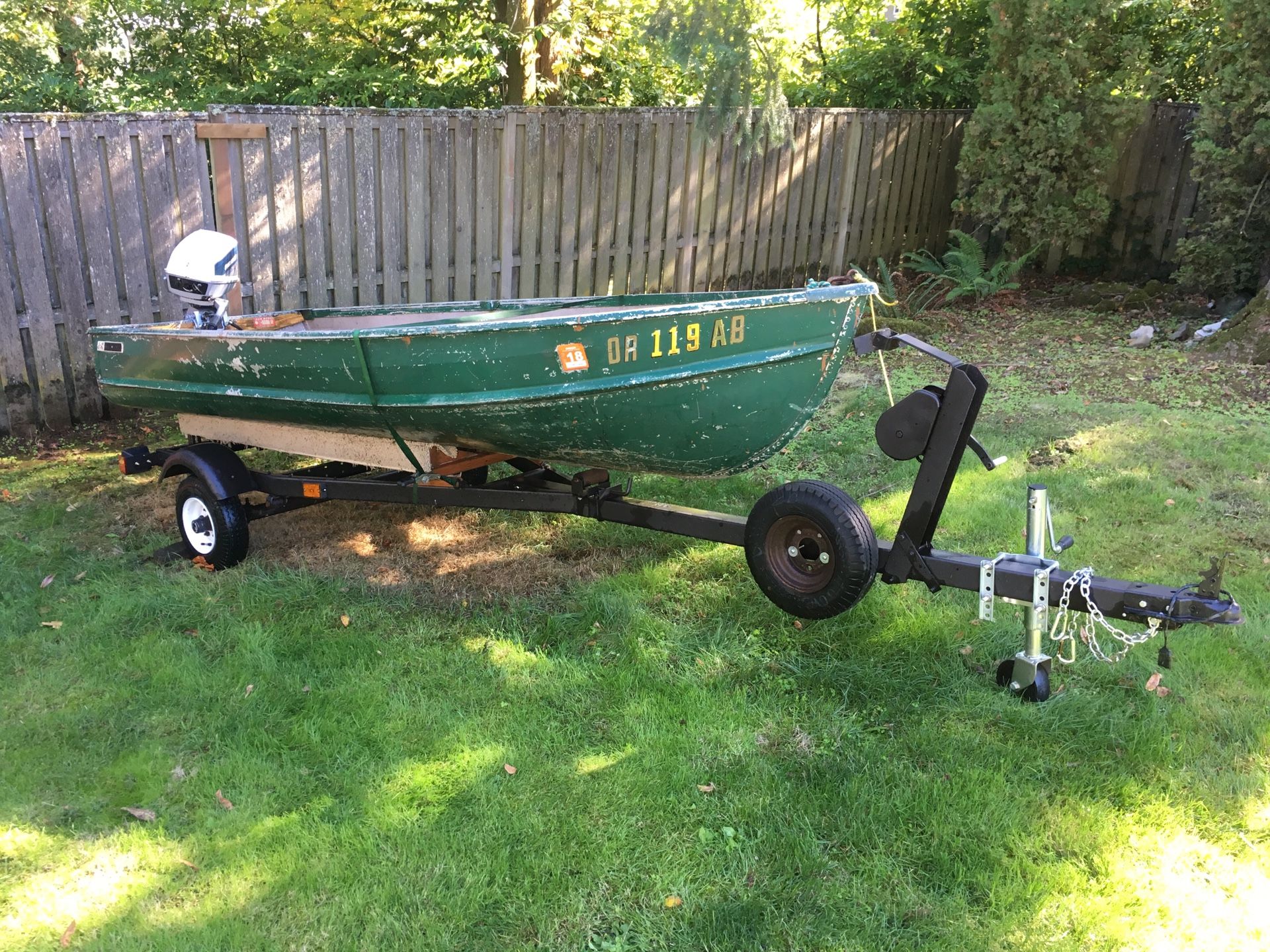 12’ Sea King Aluminum Boat! Trailer and Title! for Sale in Rivergrove ...