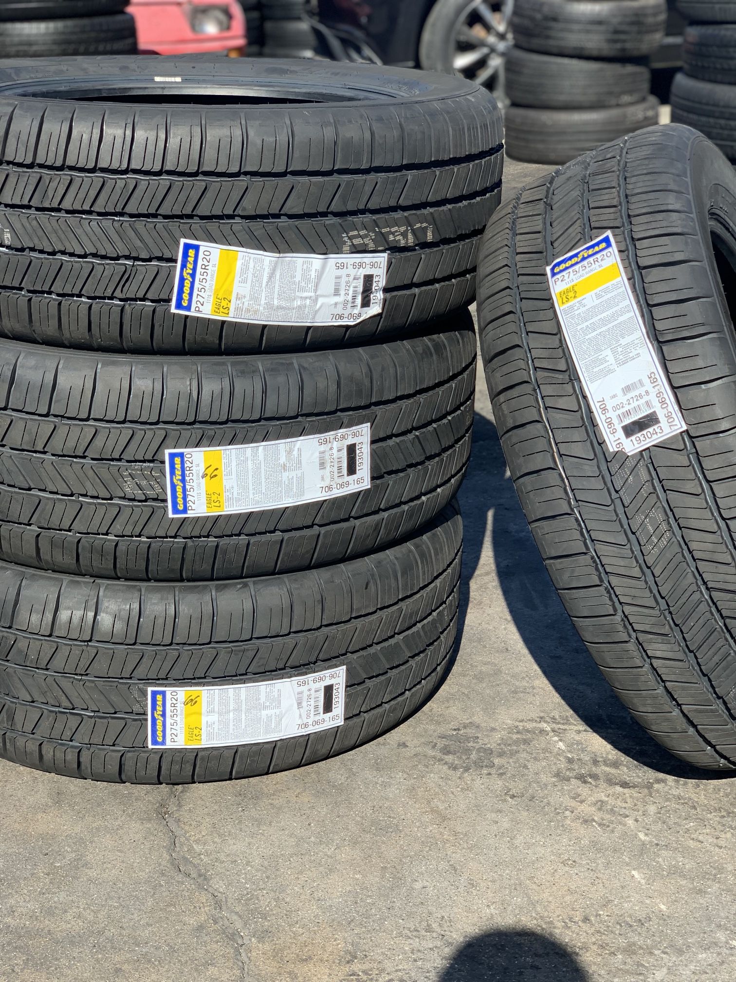 275/55/20 Goodyear - All 4 Mounted & Balanced - Las 4 Instaladas & Balanceadas