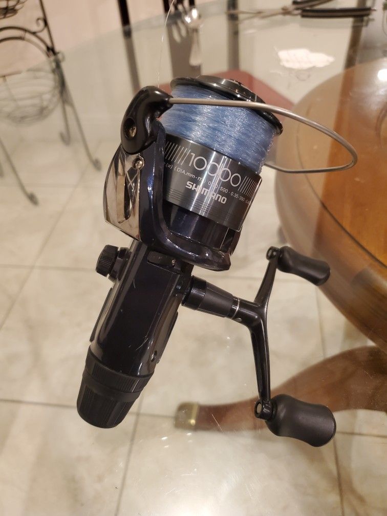 Rare Shimano Baitrunner DL 10000 RA Fishing Reel Master Spectra Surf Rod 9FT