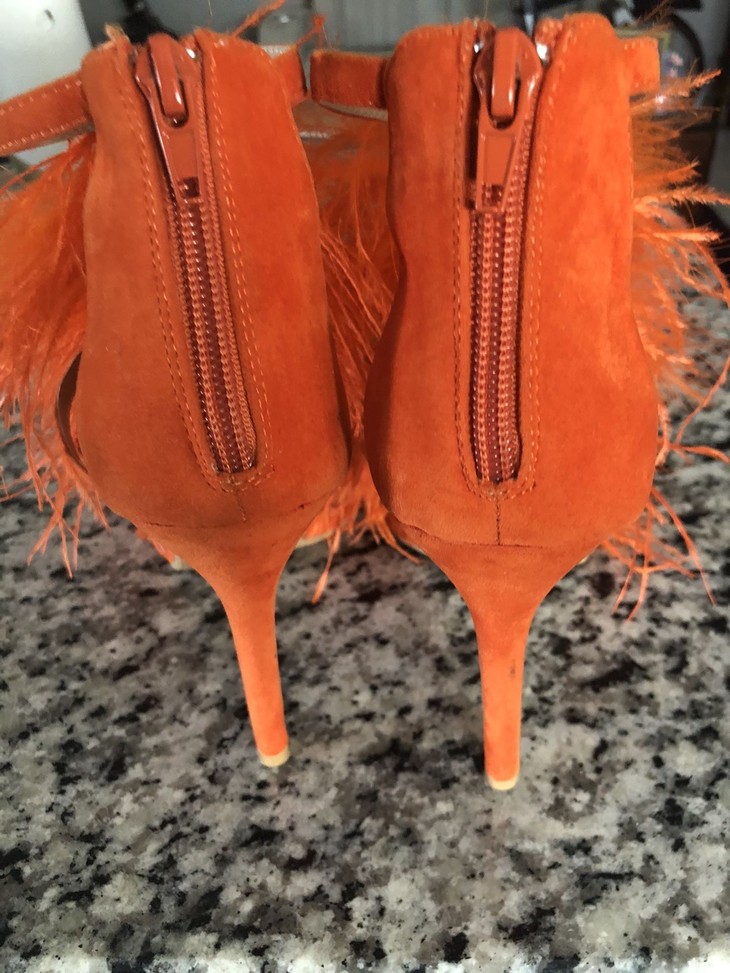 5 Inch Stilletto Heels. Brand Shoe Republica Red Size 7