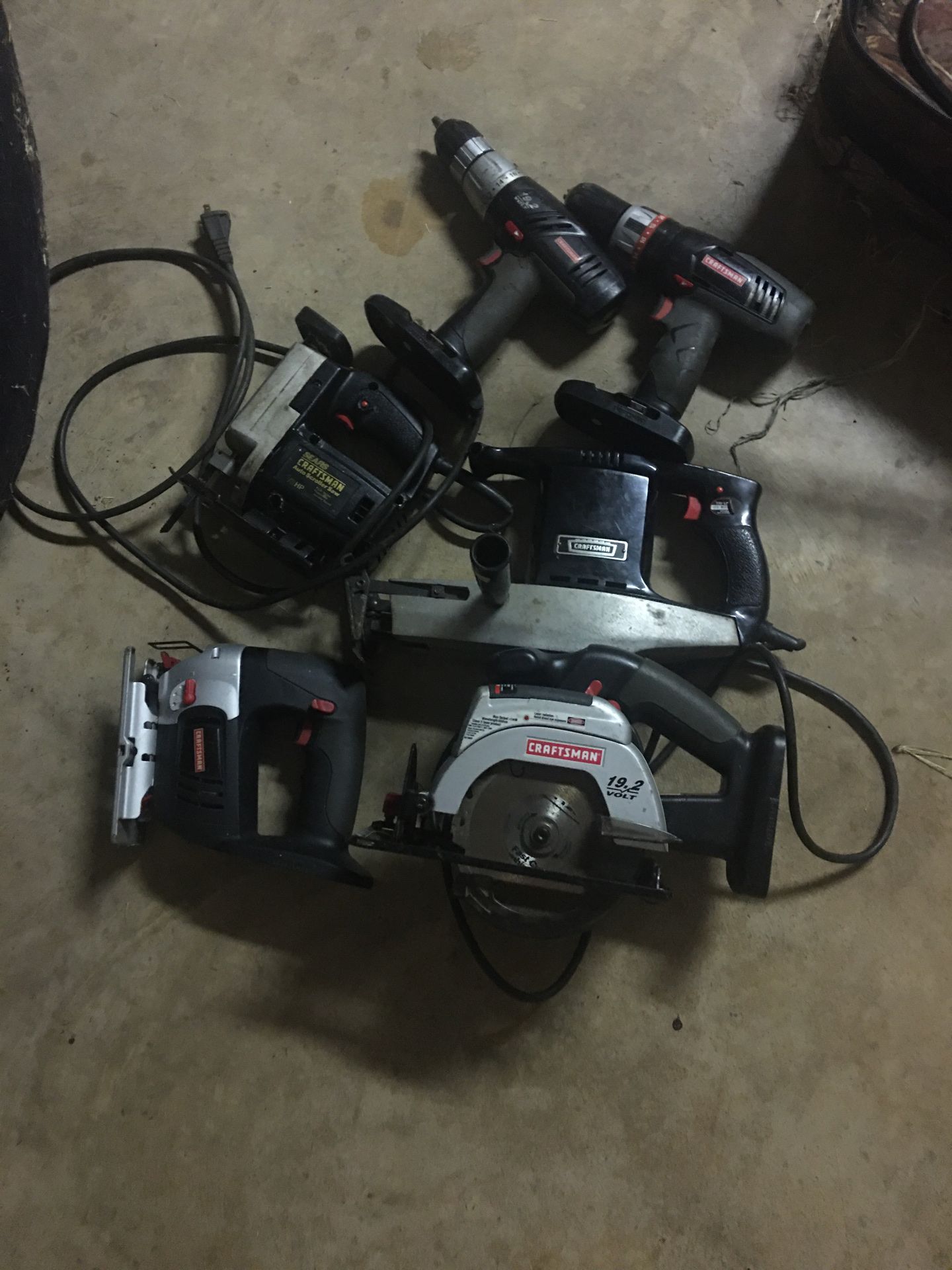 Craftsman drills and saws