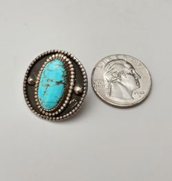 James Shay Vintage Turquoise Pin/Brooch Thumbnail