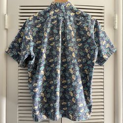 Vintage Reyn Spooner Floral 1/4 Button Up Shirt Thumbnail