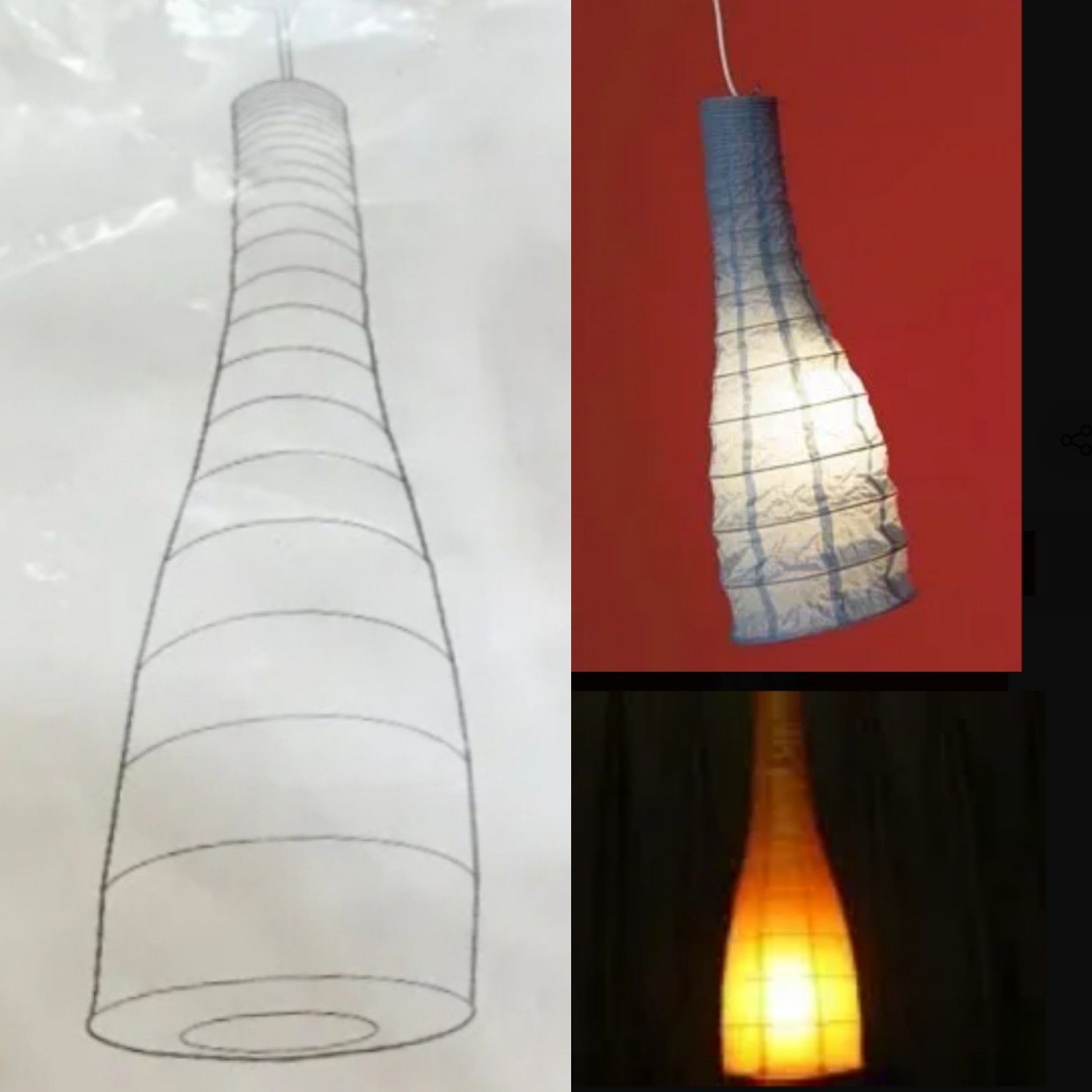IKEA Droppen hanging lamp - White