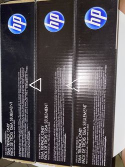 NIB HP 126A 3-Pack Genuine LaserJet Toner Cartridges Cyan, Magenta, & Yellow CF341A Thumbnail